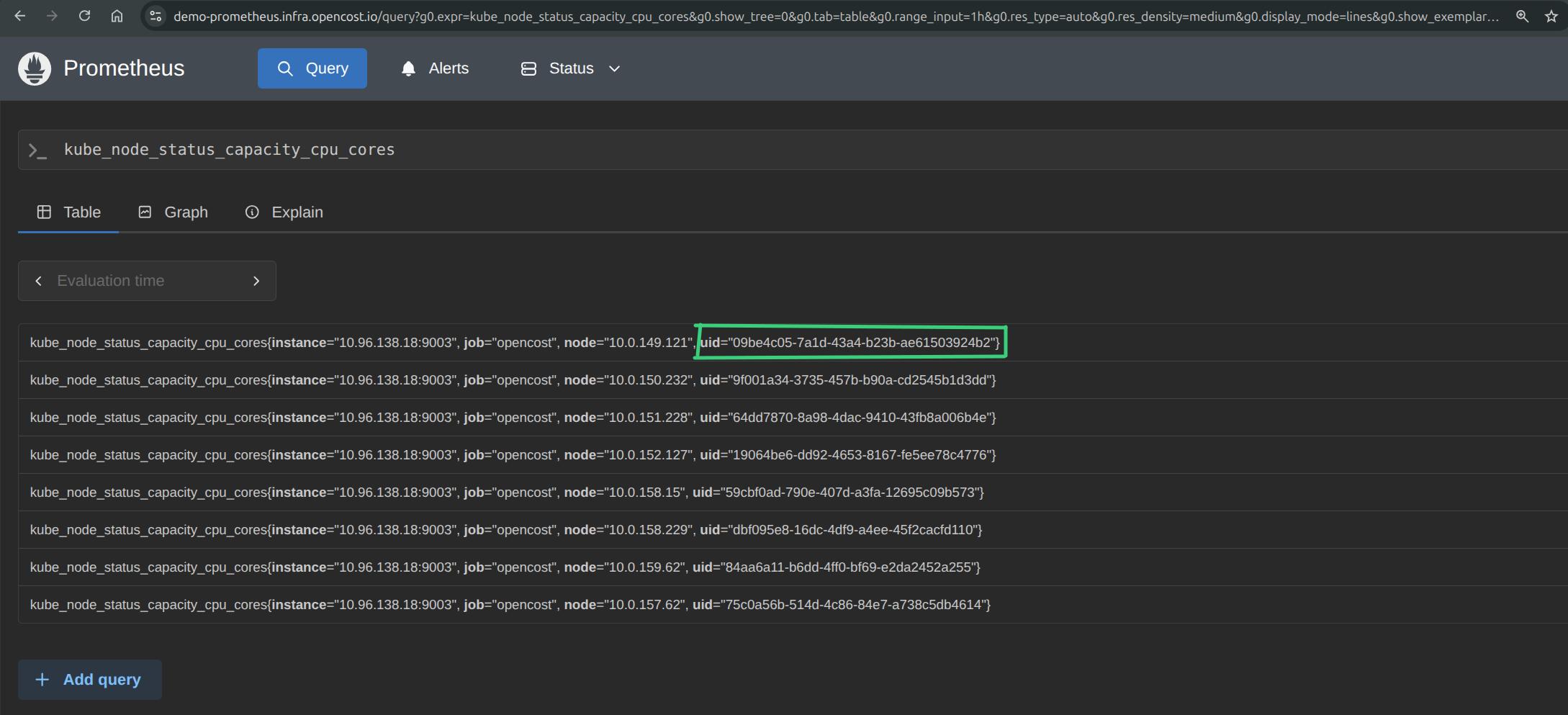 UID Tracking Metrics